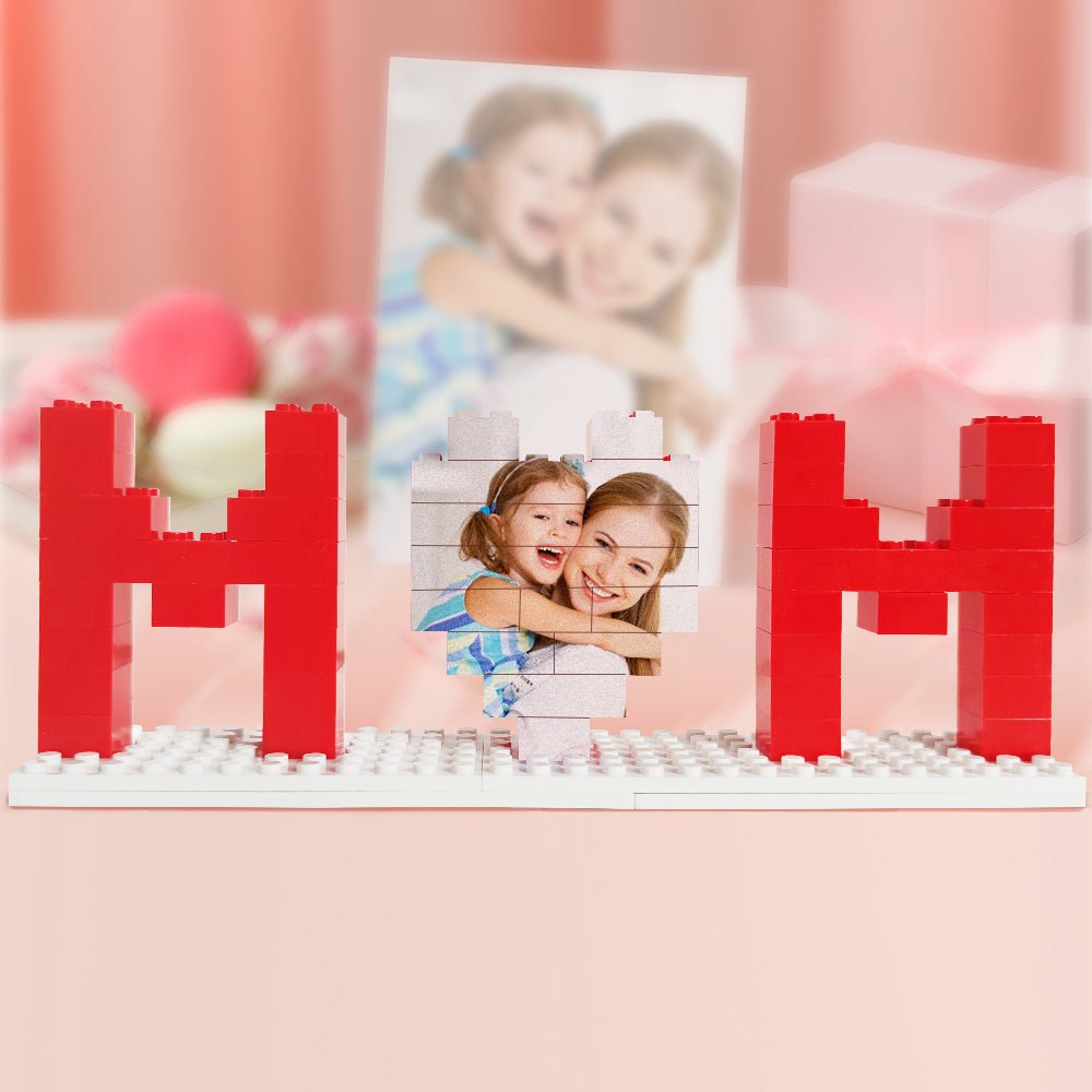 Personalised Mom Photo Building Brick Puzzle - Printshop4me.au Personalised Mom Photo Building Brick Puzzle