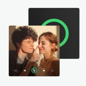 FridgeBeats Frameless Custom Music Fridge Magnet New 4.0 Upgrade Custom Music And Photo Fridge Magnet Supports Bluetooth Connectivity