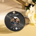 Record Disc Keychain
