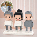 3 People Custom Brick Figures