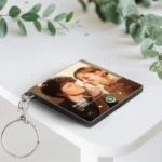 Personalised Photo Music Keychain