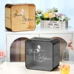 Personalised Square Wedding Card Box - Printshop4me.au Personalised Square Wedding Card Box