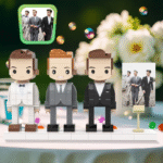 Groomsmen Brick Figures