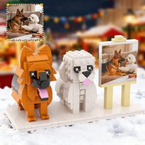 brick-figures-2-dogs-personalised
