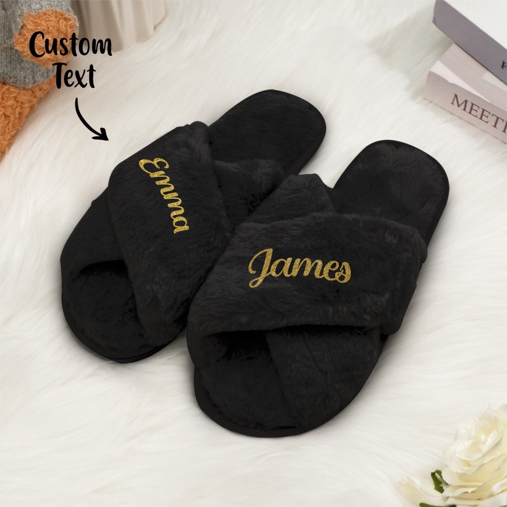 Custom Fluffy Slippers - Printshop4me.au Custom Fluffy Slippers