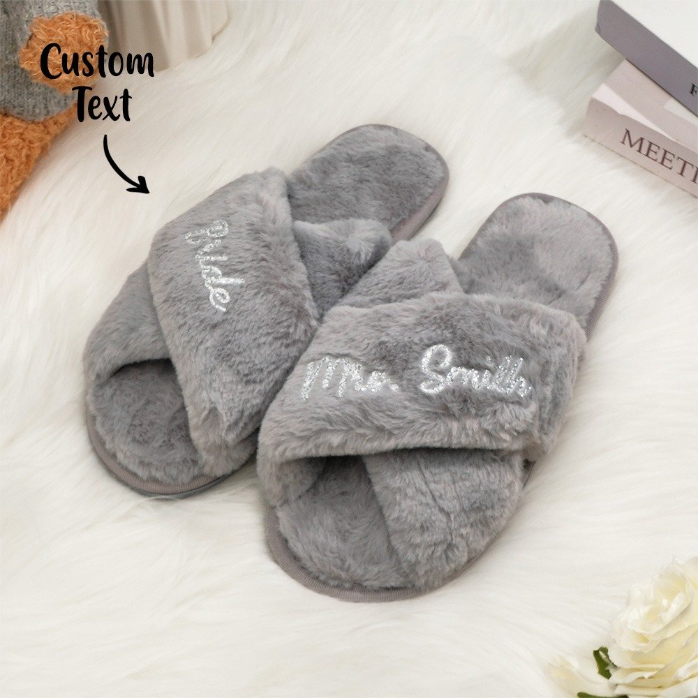 Custom Fluffy Slippers - Printshop4me.au Custom Fluffy Slippers