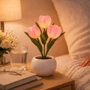 LED Tulip Night Light | Adjustable Brightness & Realistic Floral Design Australia