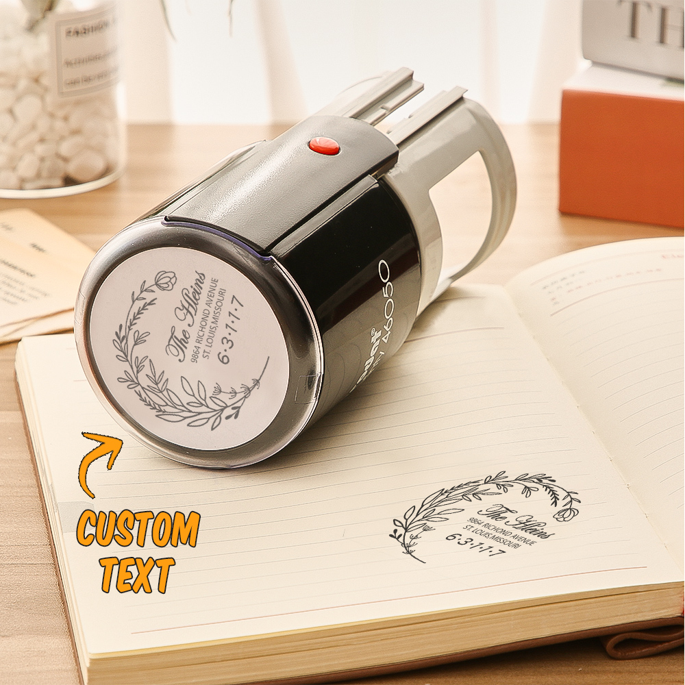 Personalised Address Stamp – Self-Inking Wedding Gift AU